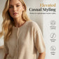 🏖️Summer Hot Sale 60% OFF🏝️💫Classic Short Sleeve Knit Sweater Top – Classic & Durable