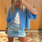 🏖️Summer Hot Sale 60% OFF🏝️💫Classic Short Sleeve Knit Sweater Top – Classic & Durable