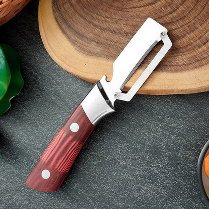 🔪 Tired of dull peelers? Meet our Thickened Stainless Steel Multi-Peeler – razor-sharp, ergonomic, peels & juliennes. Upgrade your kitchen today! 🥒