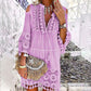 🏖️Summer Hot Sale 60% OFF🏝️👗Women's Loose Cotton Linen Embroidered Dress🌸