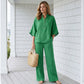⌛Limited Time Sale 50% OFF🔥Women‘s Stand-Collar Top & Pants Set – Chic, Versatile, Effortlessl