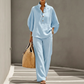 ⌛Limited Time Sale 50% OFF🔥Women‘s Stand-Collar Top & Pants Set – Chic, Versatile, Effortlessl