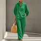 ⌛Limited Time Sale 50% OFF🔥Women‘s Stand-Collar Top & Pants Set – Chic, Versatile, Effortlessl