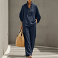 ⌛Limited Time Sale 50% OFF🔥Women‘s Stand-Collar Top & Pants Set – Chic, Versatile, Effortlessl