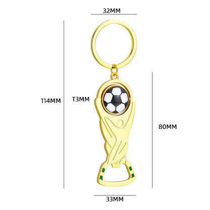 🏆⚽2026 World Cup Trophy Beer Bottle Opener Keychain🎁