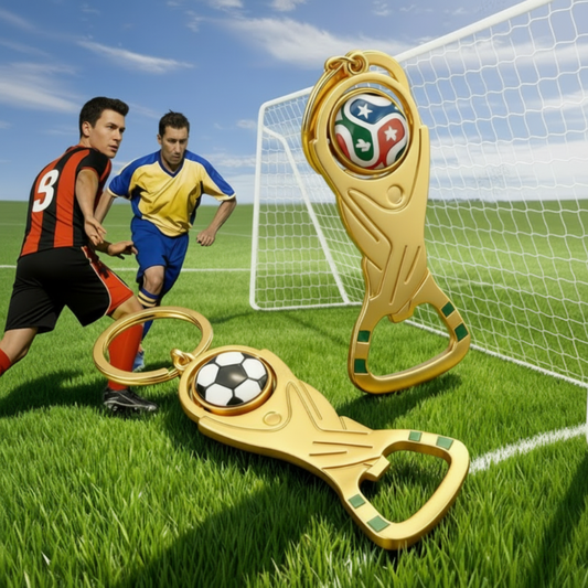 🏆⚽Trophy Beer Bottle Opener Keychain🎁