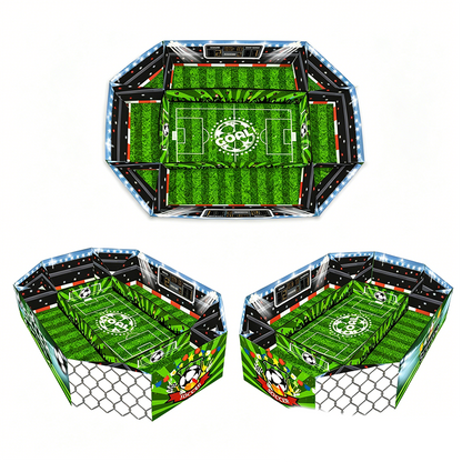 🏆World Cup Fan Gear Sale⚽🍟🍔Soccer Stadium Snack Tray 3-Piece Set🔥