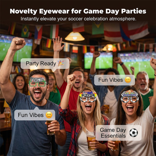 ⚽🏆World Cup Football Themed Novelty Eyewear🥳