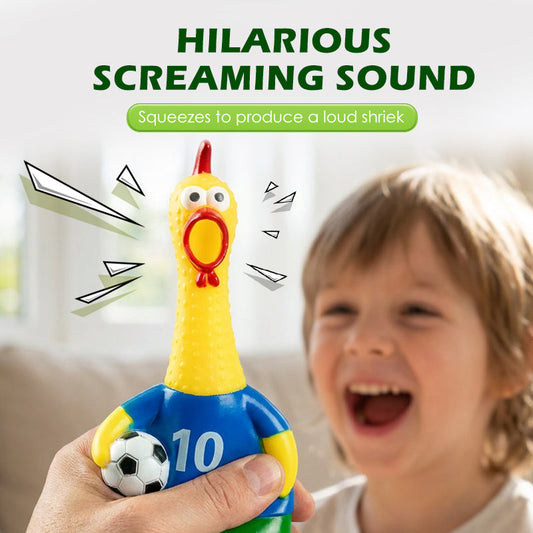 🏆World Cup 2026 Special⚽🔥🐔Novelty Screaming Soccer Chicken Toy🧢