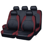 ⏳Time-Limited Special⏰🥳💞50K+ SOLD!⚡9-Piece Quilted Faux Leather Seat Covers – Car Interior Accessory ⏰
