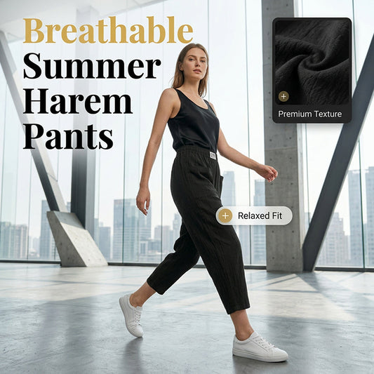 🔥Last Day Sale 60% OFF⏰🌿👖Women's Summer Breathable Harem Pants🏖️