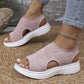 🏖️Summer Hot Sale 60% OFF🏝️👡Women's Breathable Knit Platform Sandals🎁