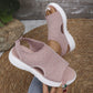 🏖️Summer Hot Sale 60% OFF🏝️👡Women's Breathable Knit Platform Sandals🎁