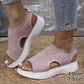 🏖️Summer Hot Sale 60% OFF🏝️👡Women's Breathable Knit Platform Sandals🎁