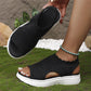 🏖️Summer Hot Sale 60% OFF🏝️👡Women's Breathable Knit Platform Sandals🎁