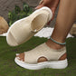 🏖️Summer Hot Sale 60% OFF🏝️👡Women's Breathable Knit Platform Sandals🎁