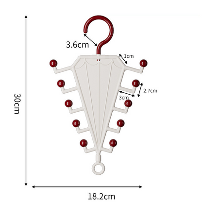 🥳2026 HOT SALE🥳💞50K+ SOLD!⚡Multi-Functional V-Shaped Double Sided Hanger Storage Rack