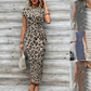 Women's Striped Tie Waist Dress