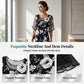 Women's Elegant Floral Print Chiffon Dress