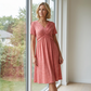 🏖️Summer Hot Sale 60% OFF🏝️👗Women’s V-Neck Short Sleeve Long Dress 🌸 Elegant Flowing Fit, Comfortable Fabric & Effortless Everyday Style