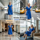 🏖️Summer Hot Sale 60% OFF🏝️👗Women’s V-Neck Short Sleeve Long Dress 🌸 Elegant Flowing Fit, Comfortable Fabric & Effortless Everyday Style