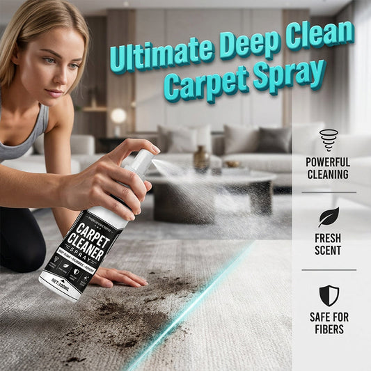🥳2026 HOT SALE🥳💞50K+ SOLD! 🧼💨 50% OFF! Deep Clean Carpet & Fabric Spray – Micro‑foam lifts embedded dirt & stains, neutralises odours. Great for carpets, upholstery & car interiors – spot clean with ease! 🏠✨