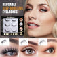 🎉2026 Sale Over 38K+ Sold!👁️Reusable Self-Adhesive False Eyelashes｜Glue-Free Natural Curly Press-On Lashes✨