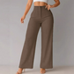 🔥Last Day Sale 60% OFF⏰🌿👖Ladies' Solid Wide Leg Trousers - Loose Fit | Side Pockets | Versatile Neutral Colours