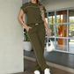 🔥Last Day Sale 60% OFF⏰👕👖Women's Casual Short Sleeve Top & Wide Leg Pants Set✨
