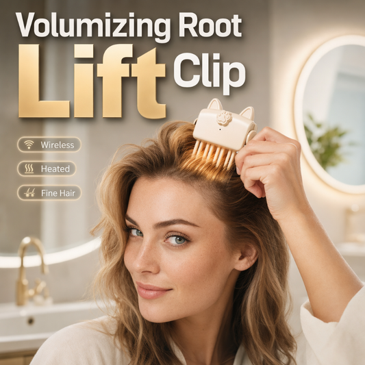 🔥🎉48K+ Sold💇Wireless Heated Volumizing Root Lift Clip, Portable Travel Hair Styling Tool for Flat Fine Hair💝