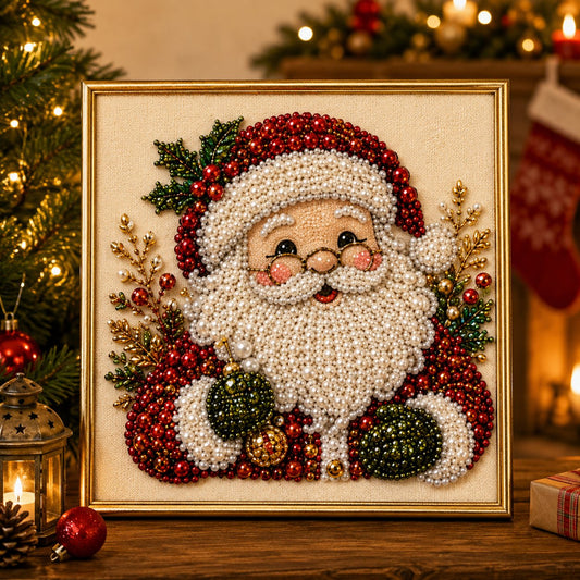 🎄Christmas Pre Sale⚡50K+ SOLD!🎅🧘Relaxing & Beginner-Friendly 🎨💎DIY Christmas Pearl Diamond Art Kit