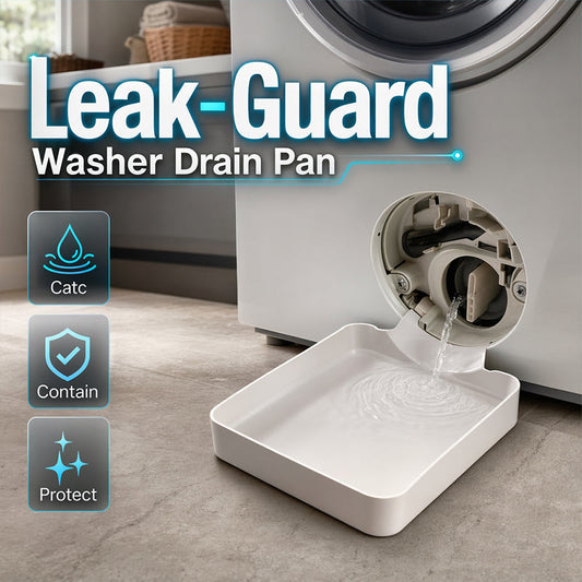 🔥Last Day Sale 60% OFF⏰💞50K+ SOLD!🧼Universal Front-Load Washing Machine Drain Pan🎁