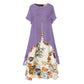 🔥Last Day Sale 60% OFF⏰💐👗Women's Layered Look Floral Print Casual Dress👍✨
