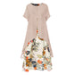🔥Last Day Sale 60% OFF⏰💐👗Women's Layered Look Floral Print Casual Dress👍✨