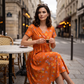 💃2026 Summer Hot Sale 50% OFF🌿👗Women's V-Neck Floral Print Dress with Twist Waist✨