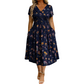 💃2026 Summer Hot Sale 50% OFF🌿👗Women's V-Neck Floral Print Dress with Twist Waist✨