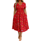 💃2026 Summer Hot Sale 50% OFF🌿👗Women's V-Neck Floral Print Dress with Twist Waist✨