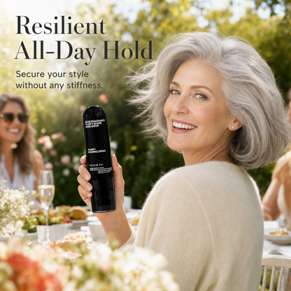 ⏳Time-Limited Special⏰✨Fluffy Hair Shaping Spray‑Lightweight Volumizing Mist, All‑Day Strong Hold Humidity‑Resistant Peach Scent Hair Spray for Fine Flat Thin Hair