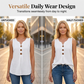 🔥 50% OFF⏰Women's V-Neck Sleeveless Cotton Linen Vest✨
