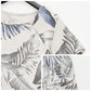 Women's Botanical Print Round Neck Dress