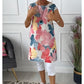 🏖️Summer Hot Sale 60% OFF🏝️👗Women's Loose Floral Print Tunic Dress with Pockets✨