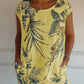 🏖️Summer Hot Sale 60% OFF🏝️🌸🌿Women's Botanical Print Round Neck Dress✨