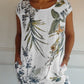 🏖️Summer Hot Sale 60% OFF🏝️🌸🌿Women's Botanical Print Round Neck Dress✨