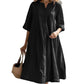 🏖️Summer Hot Sale 50% OFF🏝️👗Women’s Oversized A-Line Midi Dress with Pockets✨