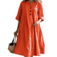 🏖️Summer Hot Sale 50% OFF🏝️👗Women’s Oversized A-Line Midi Dress with Pockets✨
