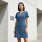 🏖️Summer Hot Sale 50% OFF🏝️👗Women's Short Sleeve V-Neck Denim Dress✨