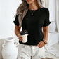 🏖️Summer Hot Sale 50% OFF🏝️Women's Elegant Ruffle Sleeve Summer Top
