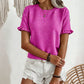 🏖️Summer Hot Sale 50% OFF🏝️Women's Elegant Ruffle Sleeve Summer Top