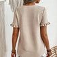 🏖️Summer Hot Sale 50% OFF🏝️Women's Elegant Ruffle Sleeve Summer Top
