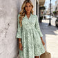 🏖️Summer Hot Sale 50% OFF🏝️👚Women's Floral Print V-Neck Tiered Dress✨